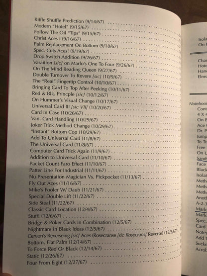 Bruce Cervon's Castle Notebooks, Vol.4 - Bruce Cervon